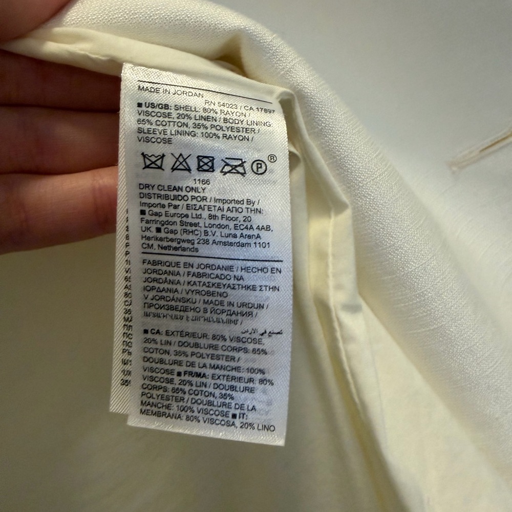 Banana Republic Ivory Jacket - Picture 5 of 6